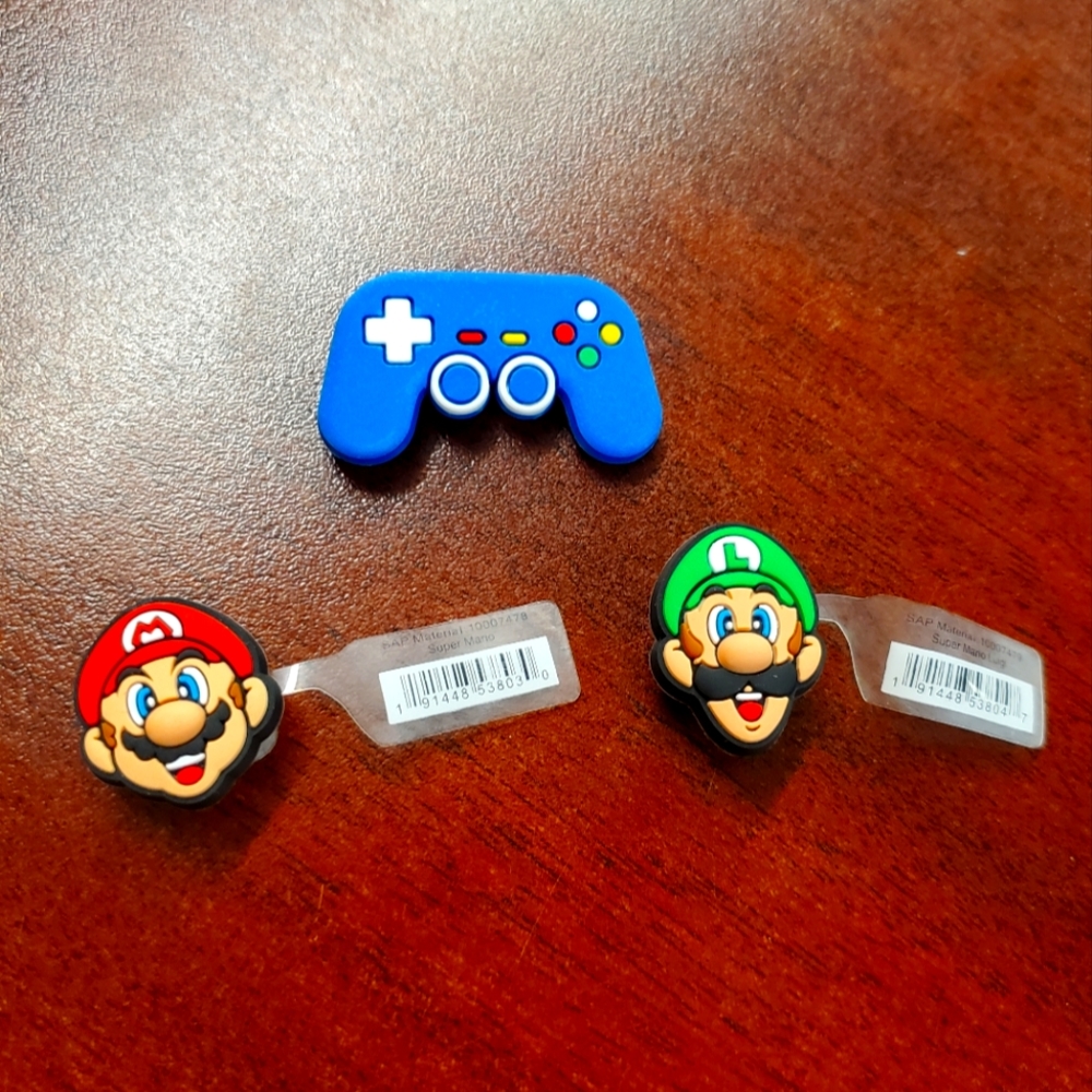 Mario & Luigi Jibbitz Crocs Charms